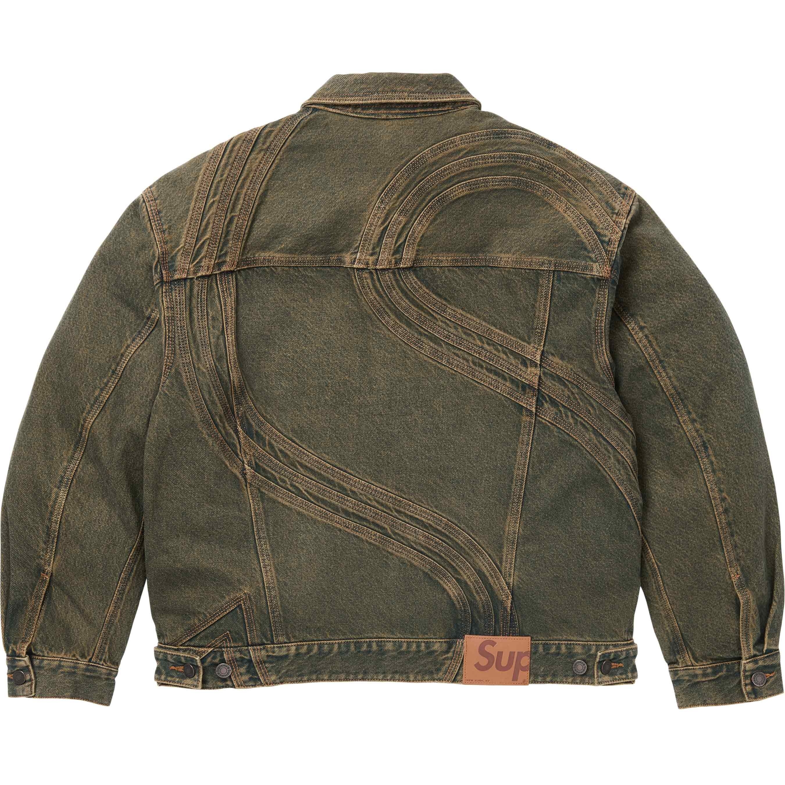 S Logo Denim Trucker Jacket view 7